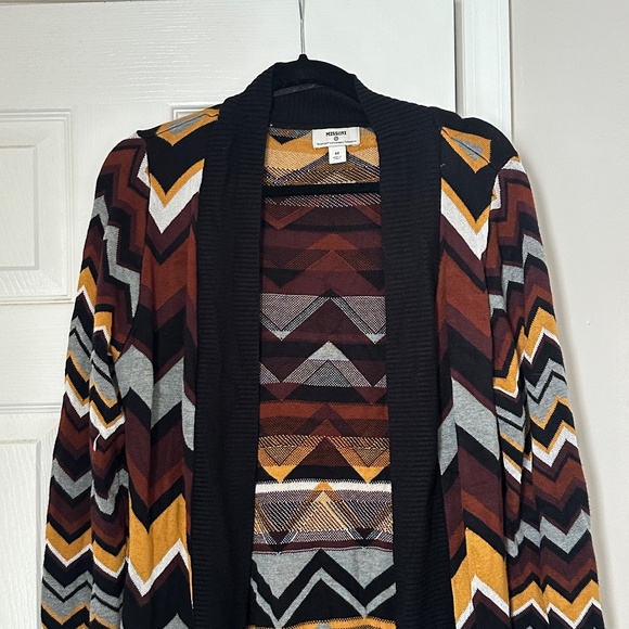 Missoni For Target Zig Zag Stripes Long Sleeve Sweater Cardigan Size M Medium - Picture 6 of 9